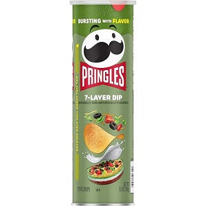 Pringles 7-Layer Dip Potato Chips. (Limited Edition)