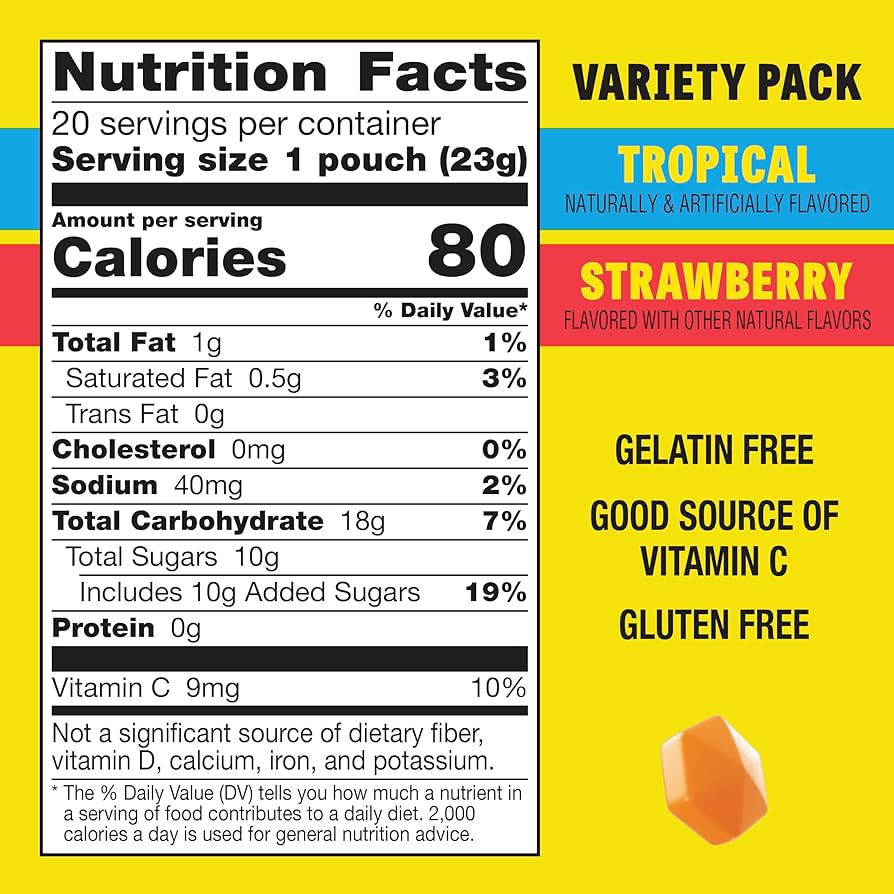 Gushers Variety Pack 136gm