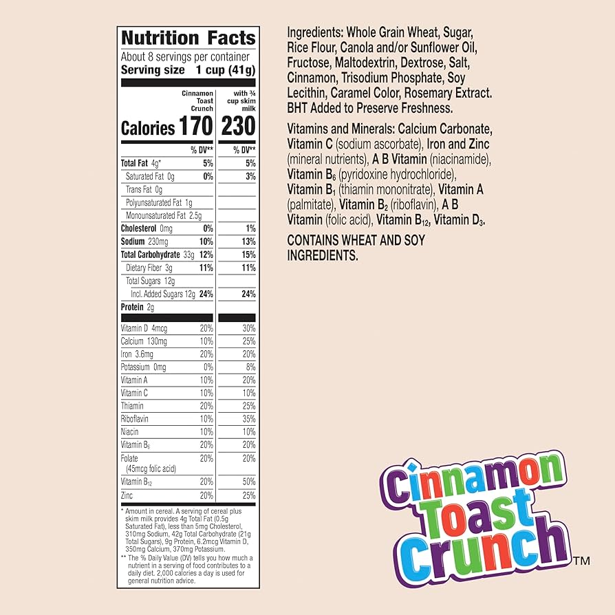 GMI CINNAMON TOAST CRUNCH 340GM