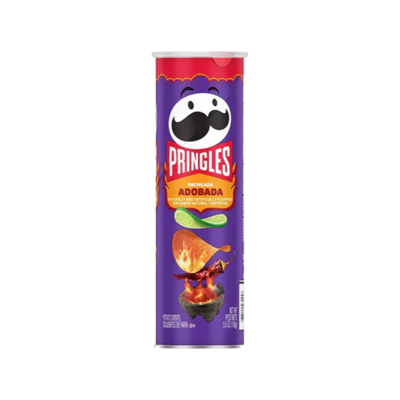 Pringles Enchilada Adobada 158g - Pringles Zesty Salsa and Creamy Guacamole Flavors