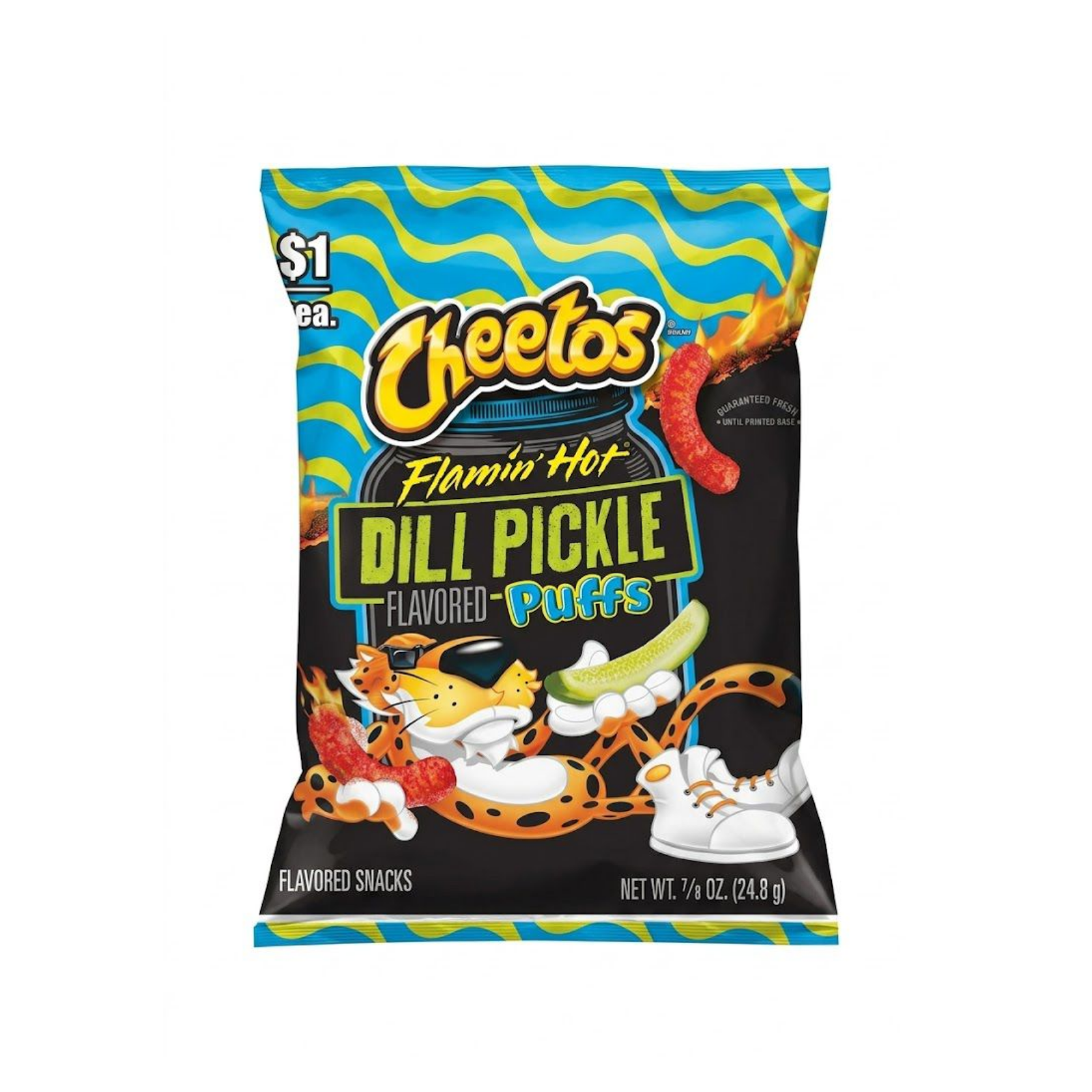 CHEETOS FLAMIN' HOT DILL PICKLE PUFFS 24.8GM