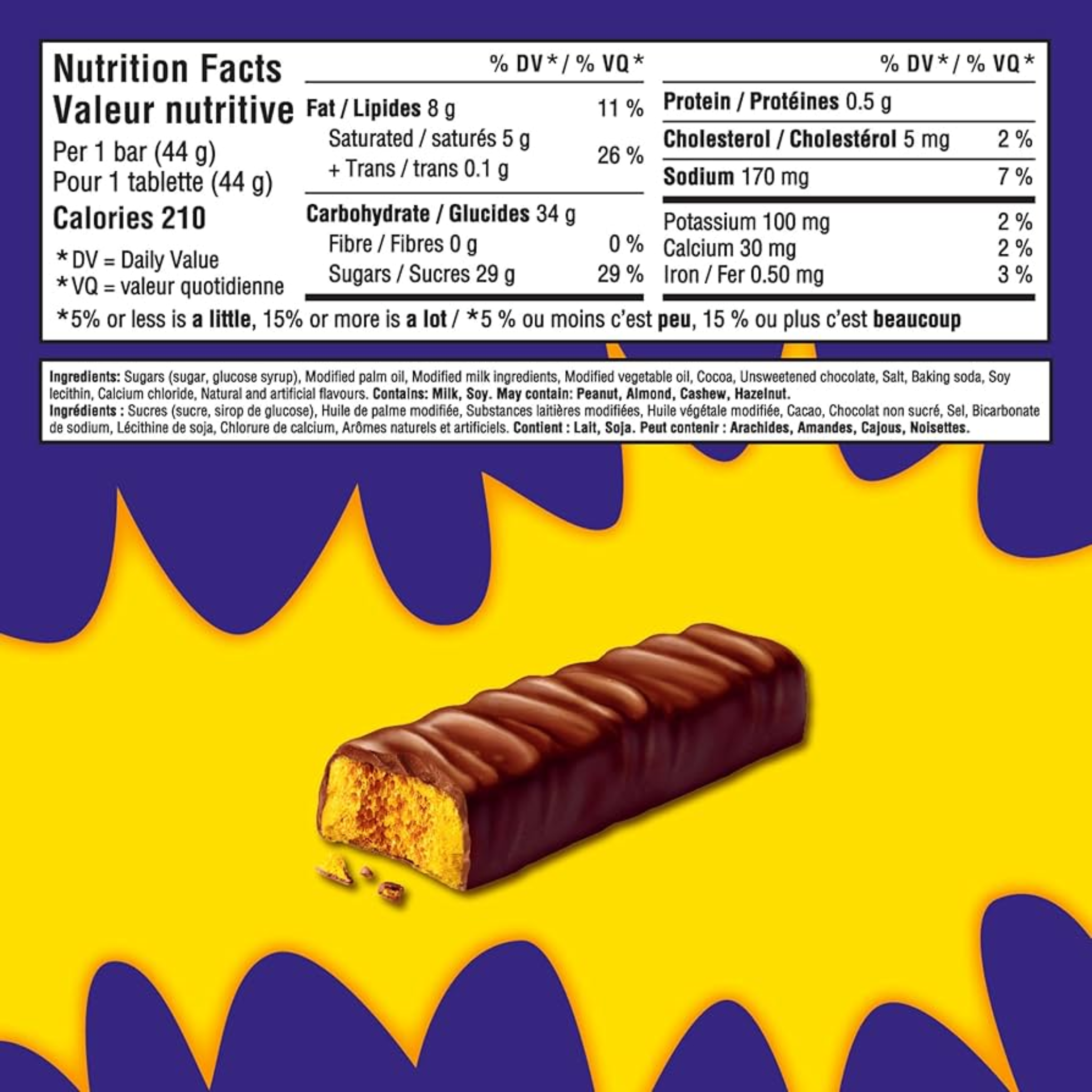 CADBURY CRUNCHIE 4 PACK 104.4GM