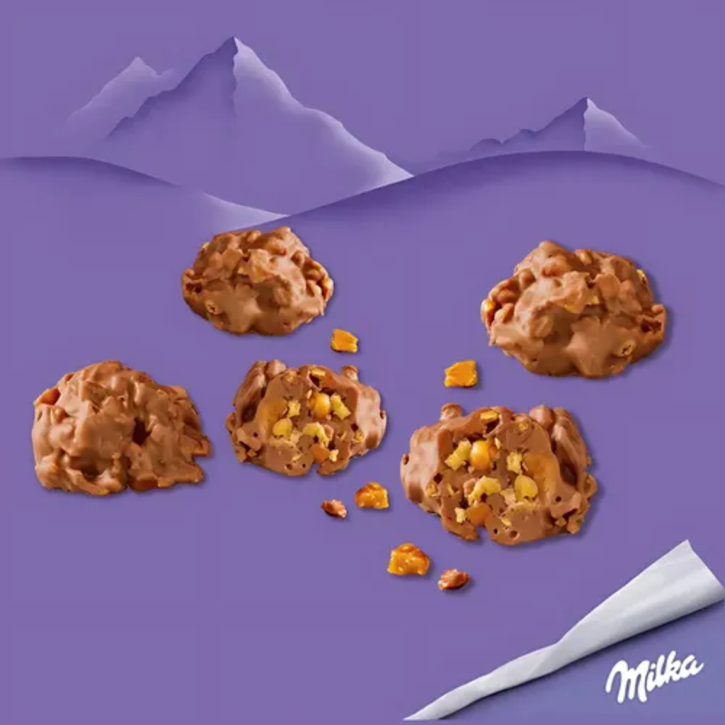 MILKA DAIM CHOCOLATE BITES 145GM