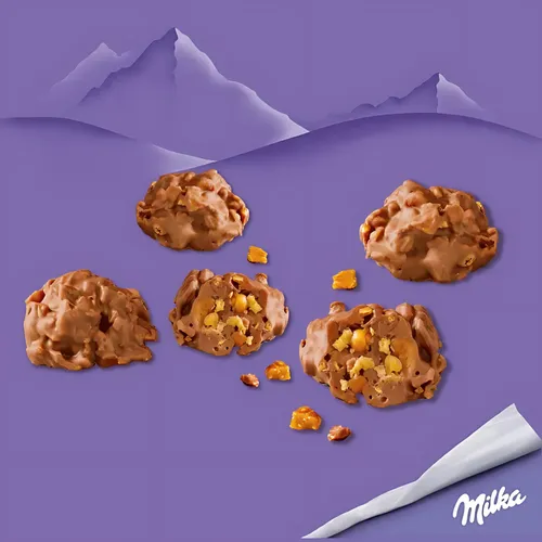 MILKA DAIM CHOCOLATE BITES 145GM