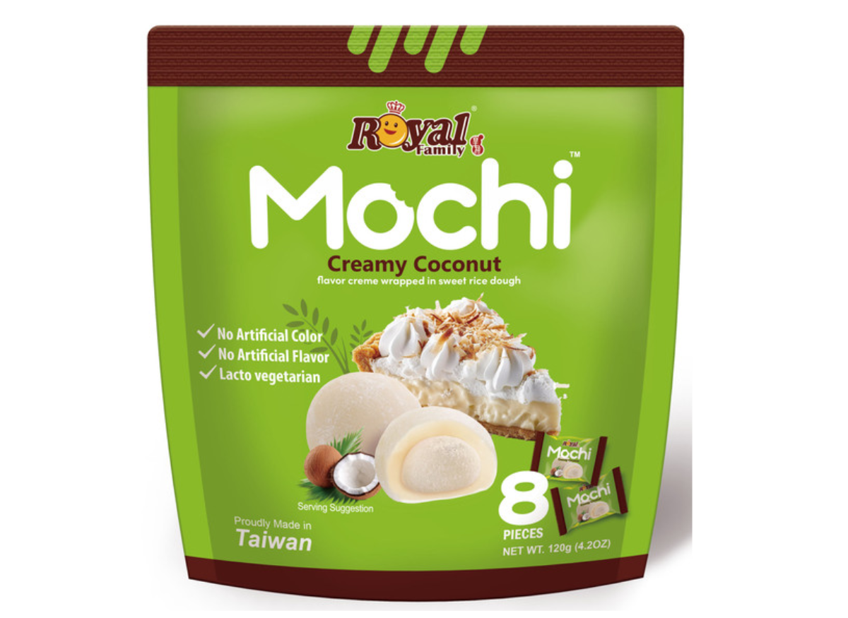 ROYAL FAMILY MOCHI CREAMY COCONUT FLAVOR 120GM