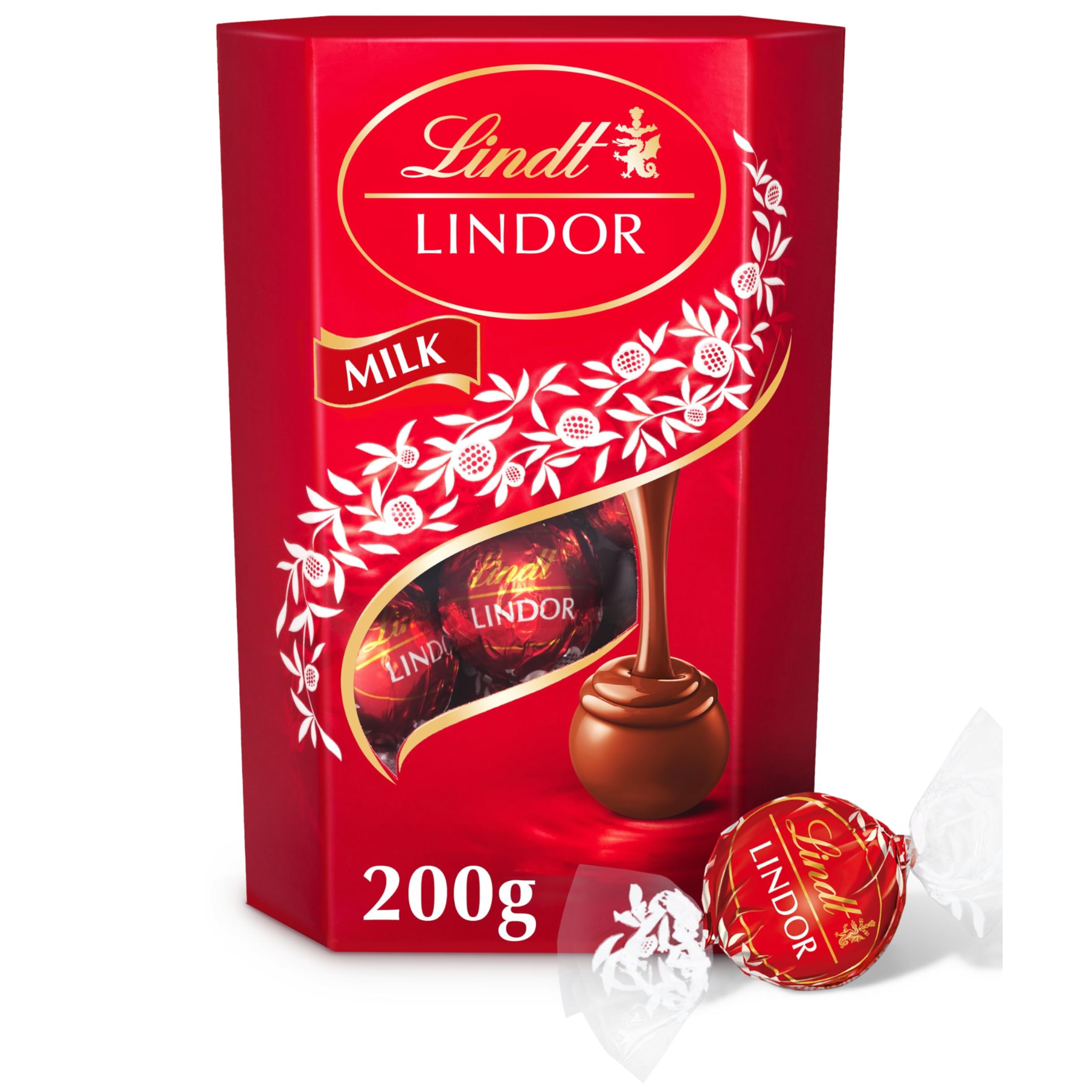 Lindt LINDOR Milk Flavor Chocolate 200Gm