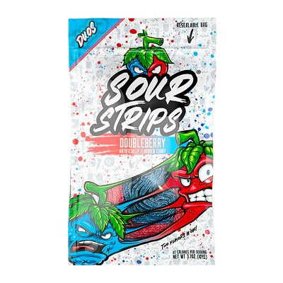 Sour Strips Double Berry 96gm (Trending Item)