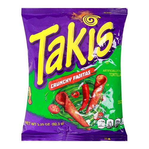 Takis Crunchy Fajitas Tortilla Chips 92.3gm
