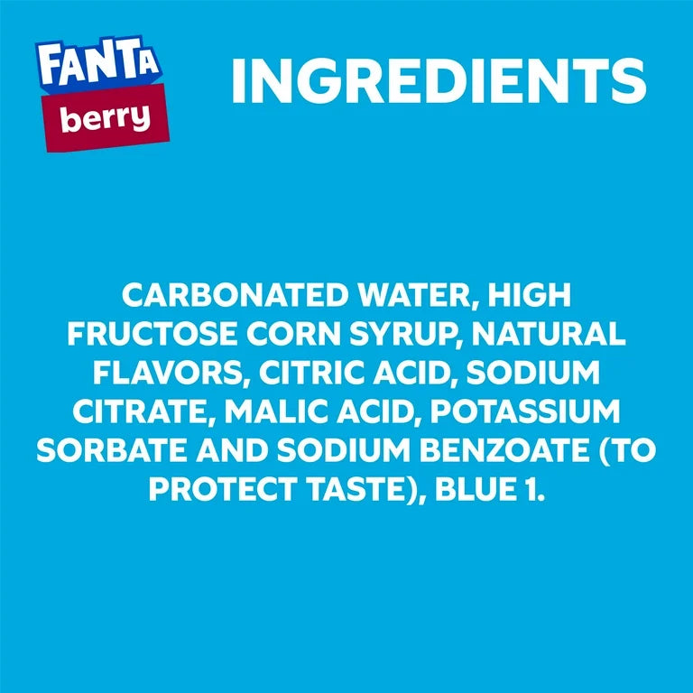 Fanta Berry Soda 355mL (USA)