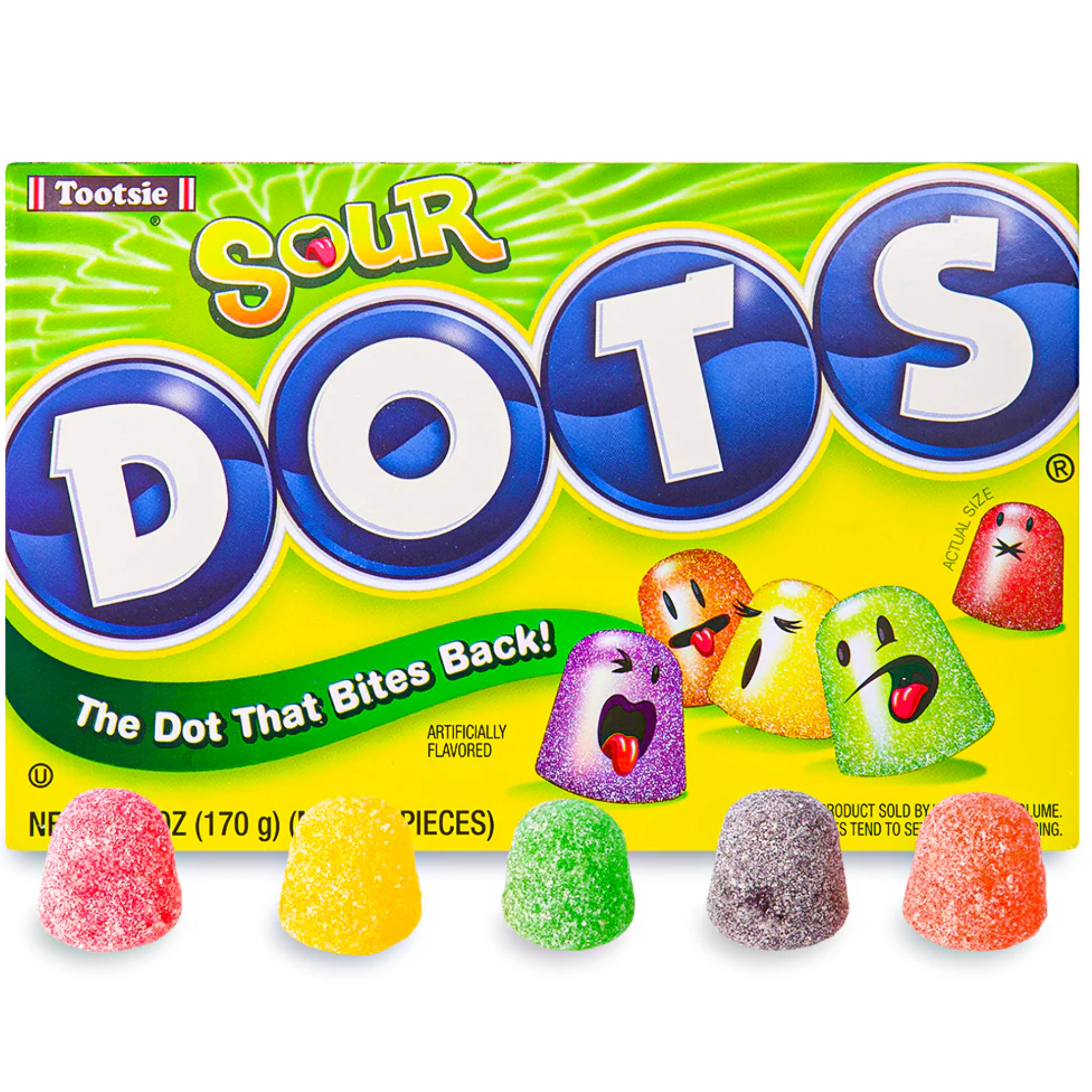 Dots Sour Gummy Candy 170gm