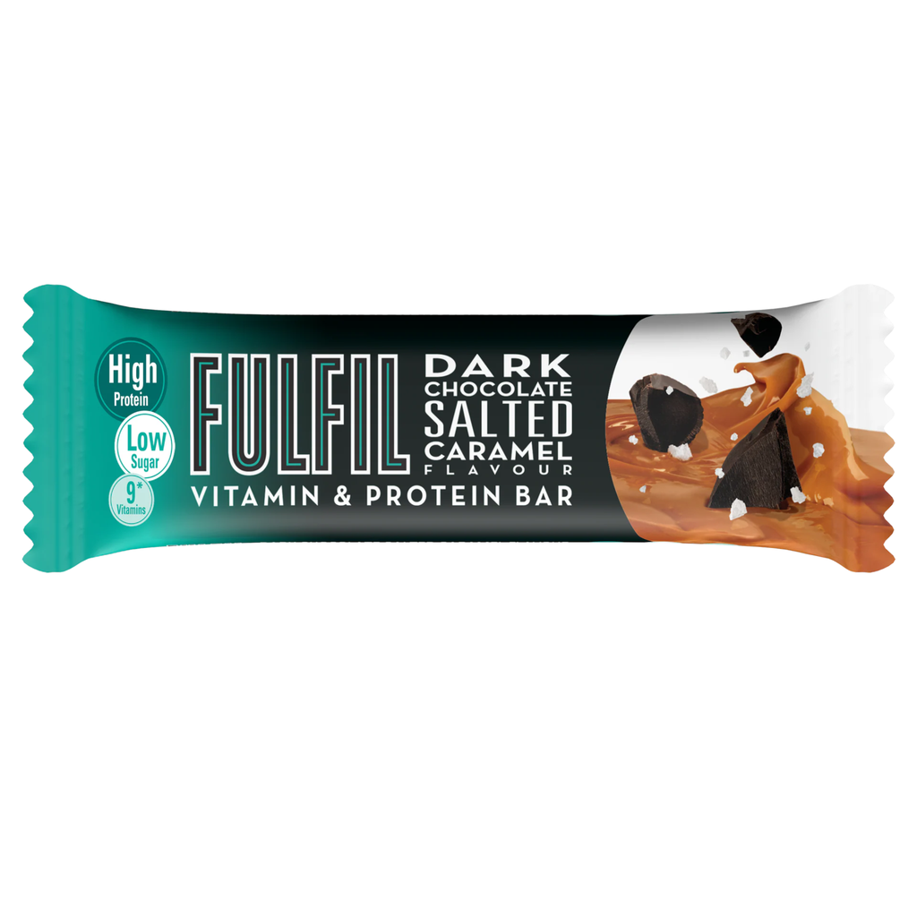 Fulfil Dark Chocolate Salted Caramel Vitamin & Protein Bar 55gm