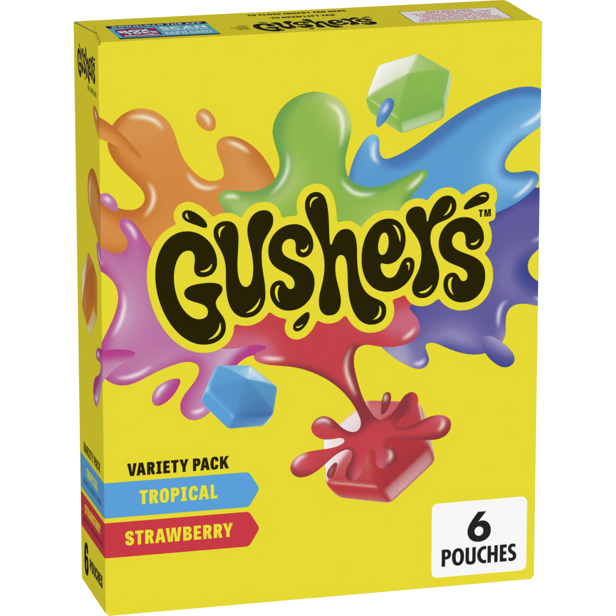 Gushers Variety Pack 136gm