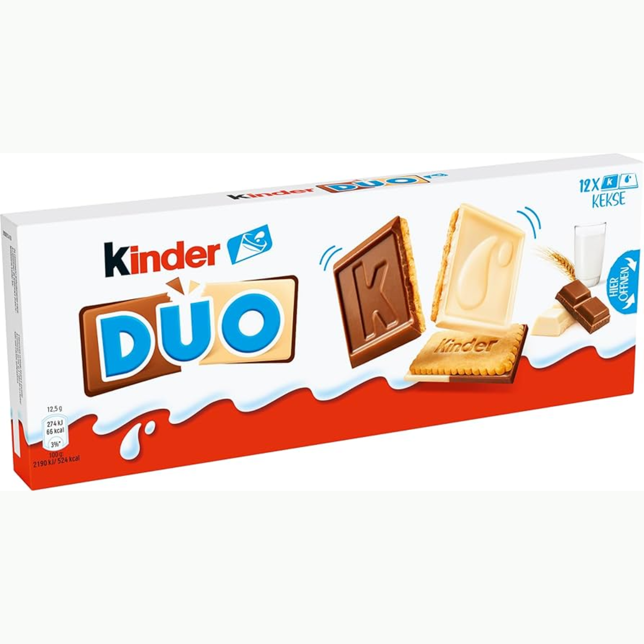 Kinder Duo Chocolate Biscuits 150gm