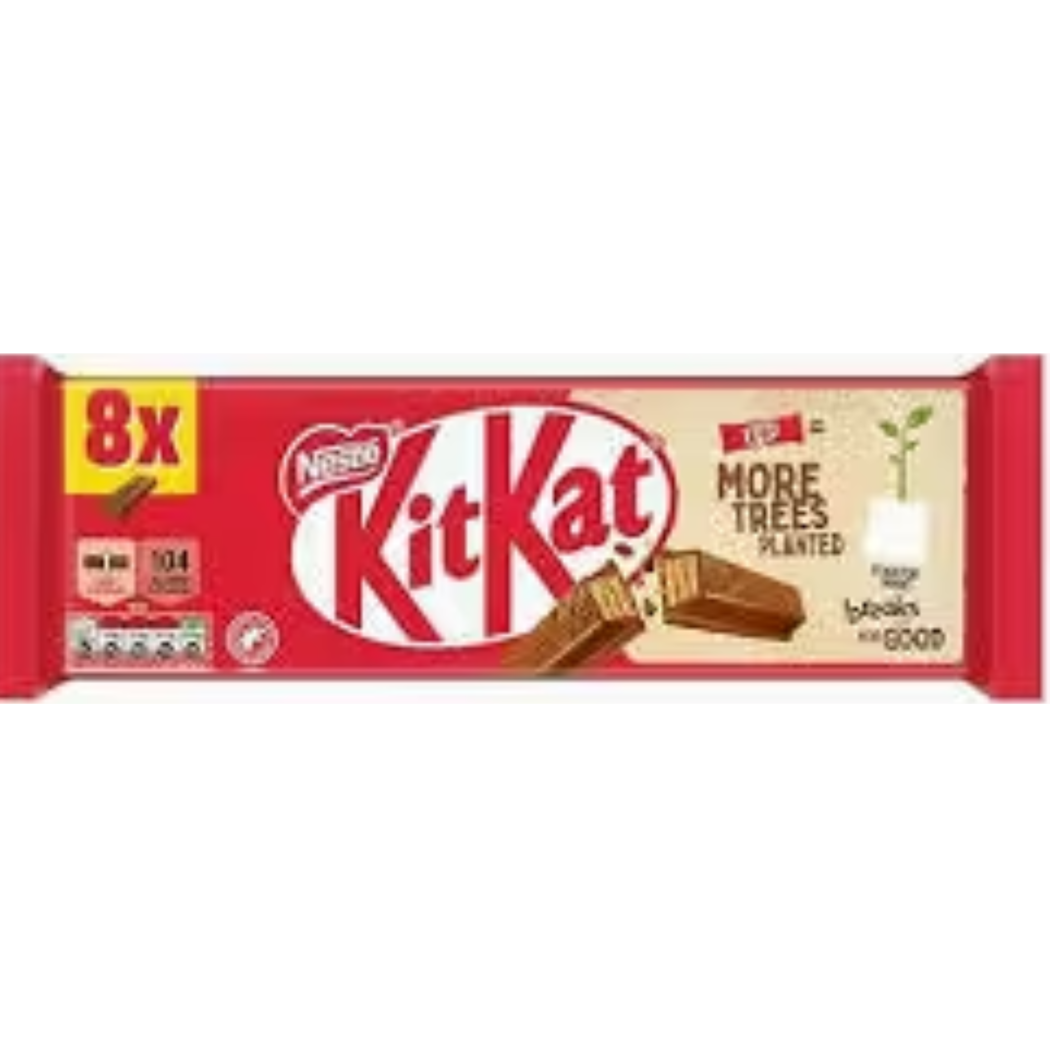 Nestle KitKat 2 Finger Original 8x Bars 165.6gm