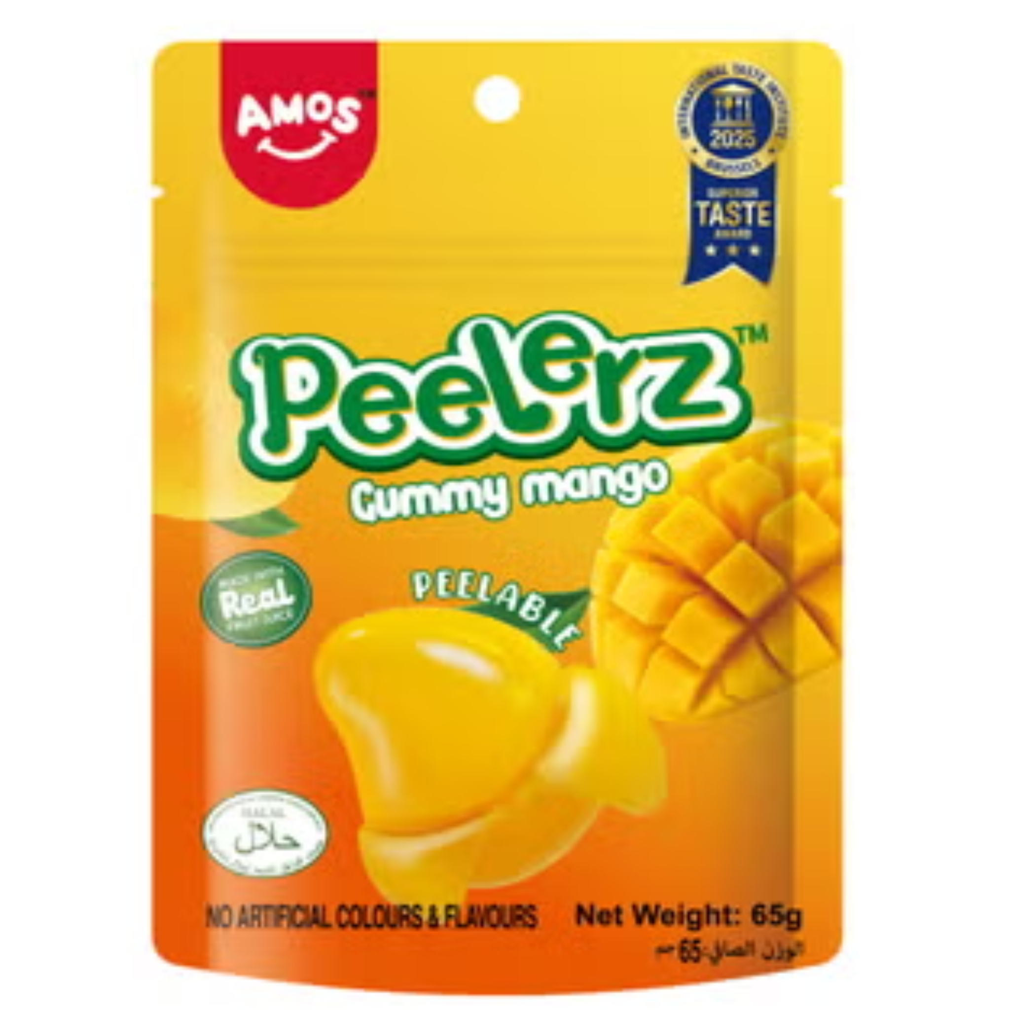 Amos Peelerz Mango Peelable Gummy 65gm