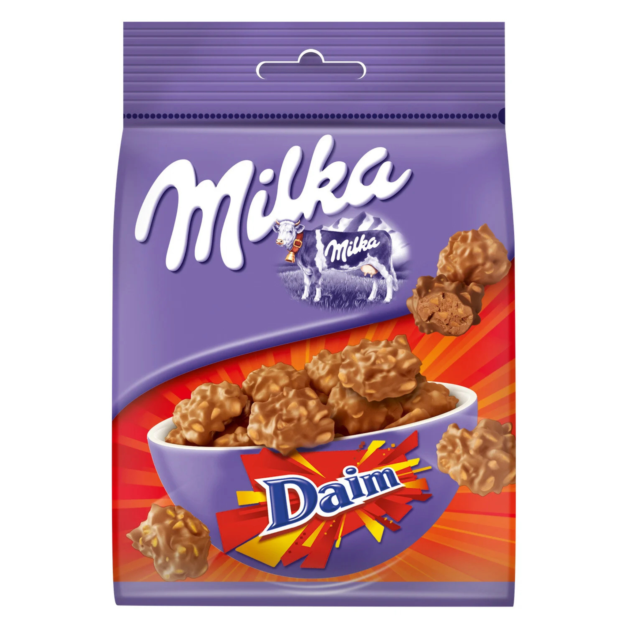 MILKA DAIM CHOCOLATE BITES 145GM