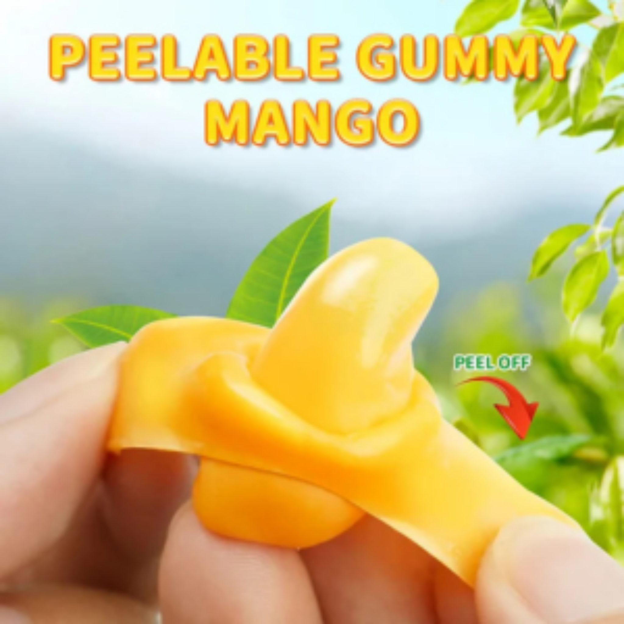 Amos Peelerz Mango Peelable Gummy 65gm