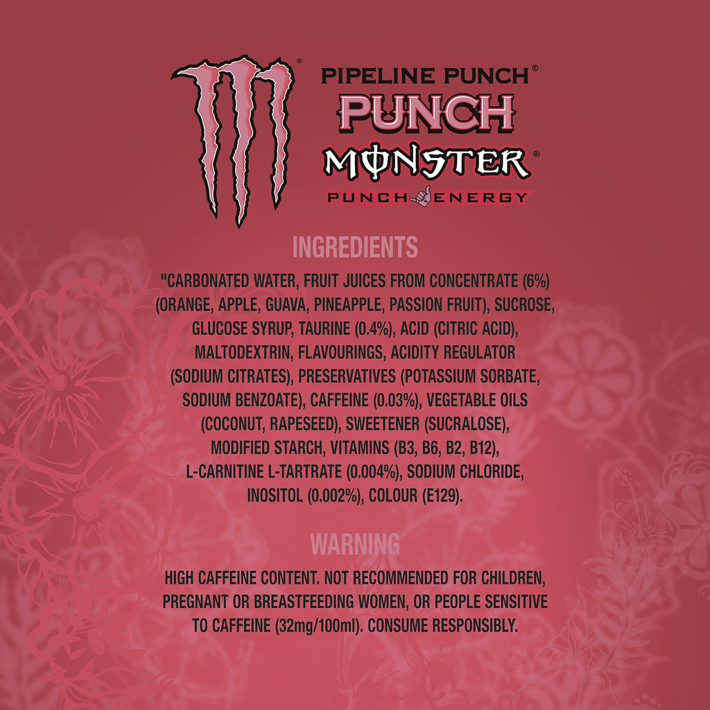Monster Pipeline Punch Energy Drink 550mL