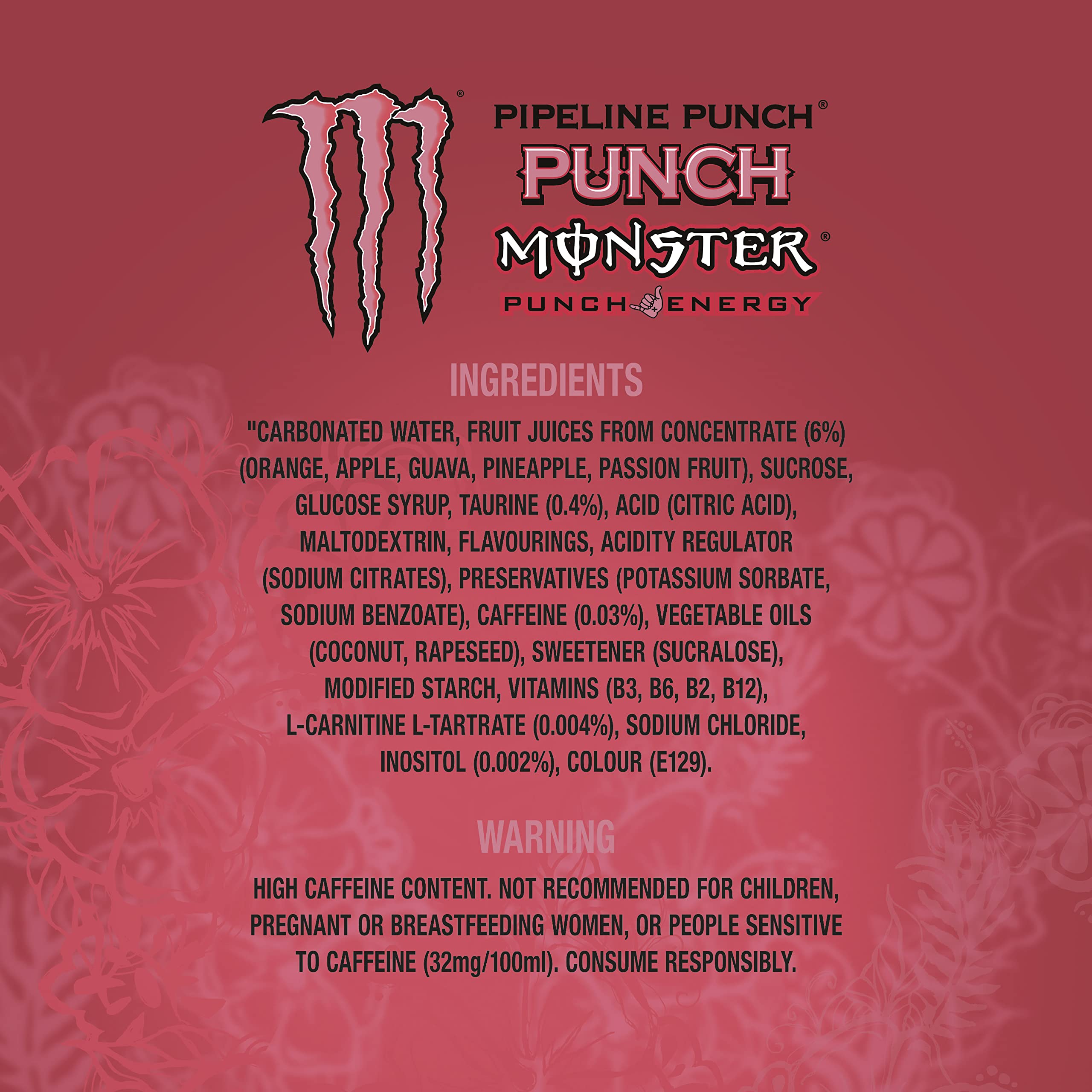 Monster Pipeline Punch Energy Drink 550mL