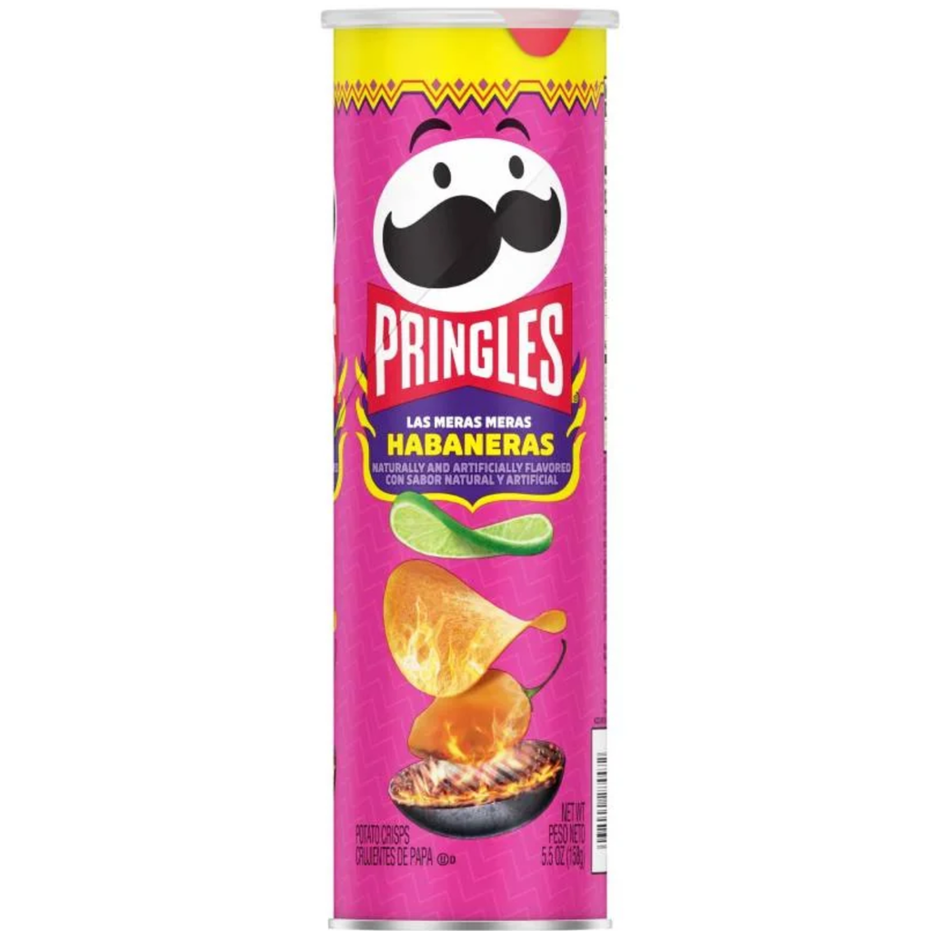 Pringles Las Meras Meras Habaneras Potato Crisps 158gm