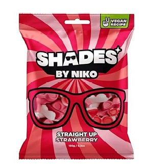 Shades by Niko Straight Up Strawberry Candy jelly 150g | Vegan