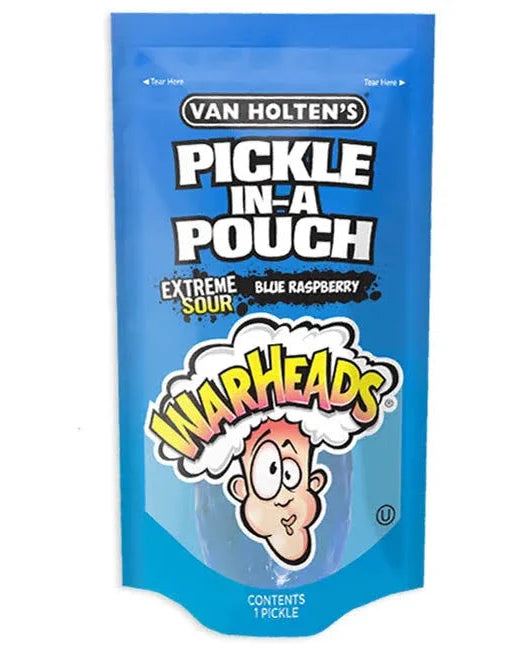 Van Holten's Warheads Sour Blue Raspberry Pickle